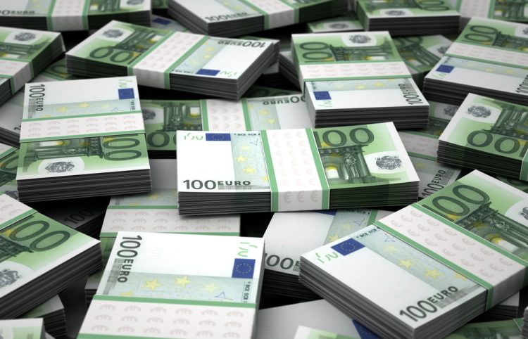 Billion Euros Concept Image (Computer generated image)