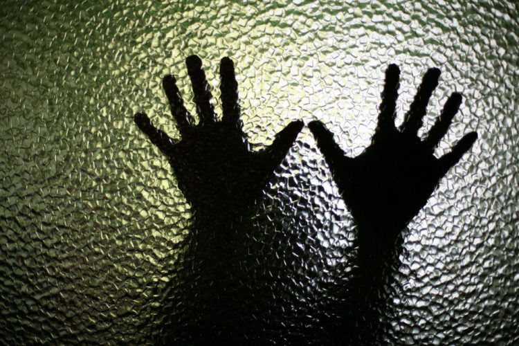 An image of a silhouette of small hands